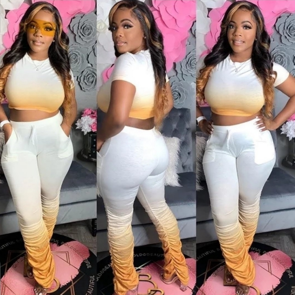 Two piece Stacked Leggings Outfit